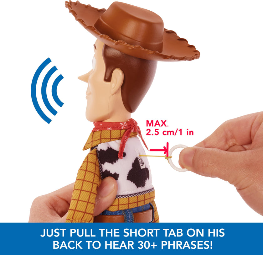 Mattel Disney Pixar Toy Story Talking Woody Action Figure & Accessory, Roundup Fun 12-inch Collectible with 30+ Sounds & Phrases 🍁 All In One Marketplace Canada