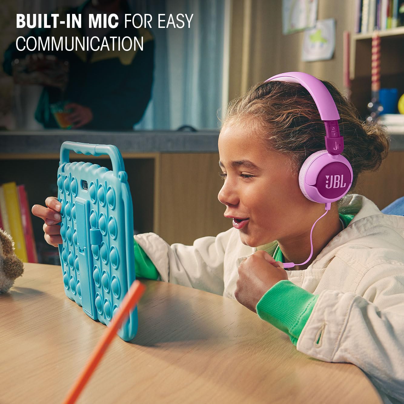 JBL Junior 320 - Wired on-Ear Kids Headphones - Purple 🍁 All In One Marketplace Canada