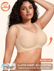 PoseFree Jelly Bras for Women Full Coverage Full Support and Lift No Underwire Back Smoothing Bralette Everyday Bra (Nude,XL) 🍁 All In One Marketplace Canada