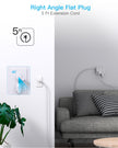 Surge Protector Power Bar - 8 Outlets 4 USB Charging Ports(2 USB C), Power Strip with 5Ft Braided Extension Cord, Flat Plug, Wall Mount Desk USB C Charging Station for Home Office College Essentials 🍁 All In One Marketplace Canada