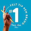 Paper Mate Flair Felt Tip Pens, Medium Point (0.7 mm), Assorted Colours, 24 Count 🍁 All In One Marketplace Canada