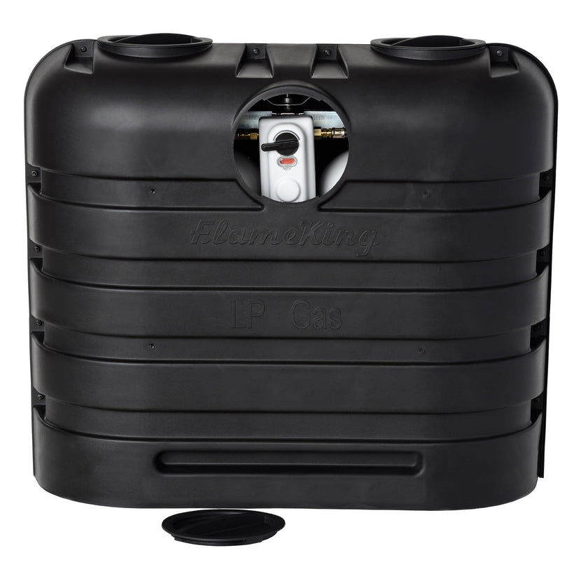 Flame King Dual 30LB LP Propane Tank Light Plastic Heavy Duty Cover for RV, Travel Trailer, Camper - Black 🍁 All In One Marketplace Canada