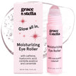 grace & stella Eye Serum Roller with Rose Quartz Rollerball - Hyaluronic Acid & Caffeine Under Eye Cream for Dark Circles & Puffiness - Airplane Travel Essentials - Vegan Skincare (15ml / 0.51floz) 🍁 All In One Marketplace Canada