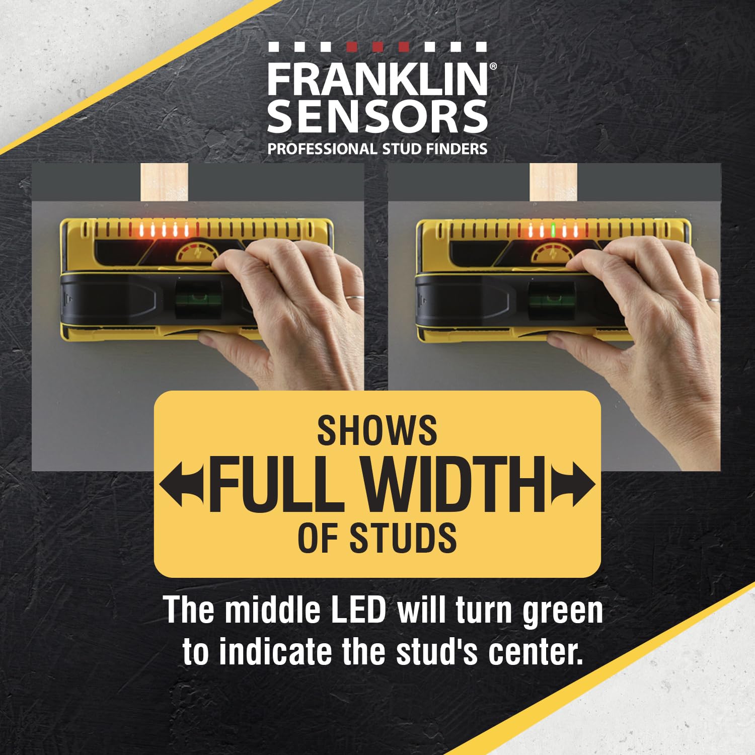 Franklin Sensors ProSensor M210 Stud Finder with 13-Sensors, Wood & Metal Stud Detector/Wall Scanner, Live Wire Detection 🍁 All In One Marketplace Canada