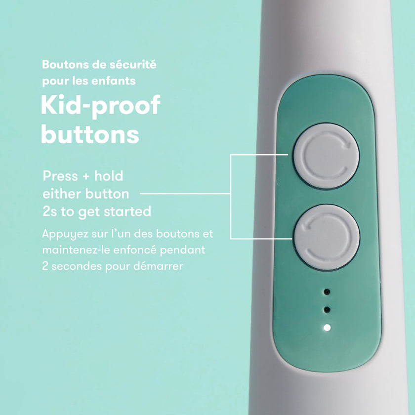 Frida Baby Electric Nail Trimmer, Safe + Easy Electric Nail File Baby Nail Clipper + Nail Trimmer Kit for Newborn, Toddler, or Children's Fingernails/Toenails, 4 Buffer Pads, LED Light, Storage Case 🍁 All In One Marketplace Canada