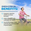 Fish Oil Omega 3 EPA & DHA 2250 mg | Burpless Lemon Flavor Triple Strength Supplement with Fatty Acids from Wild Icelandic Fish | Supports Joint, Eyes, Brain & Skin Health | Non GMO | 90 Softgels 🍁 All In One Marketplace Canada