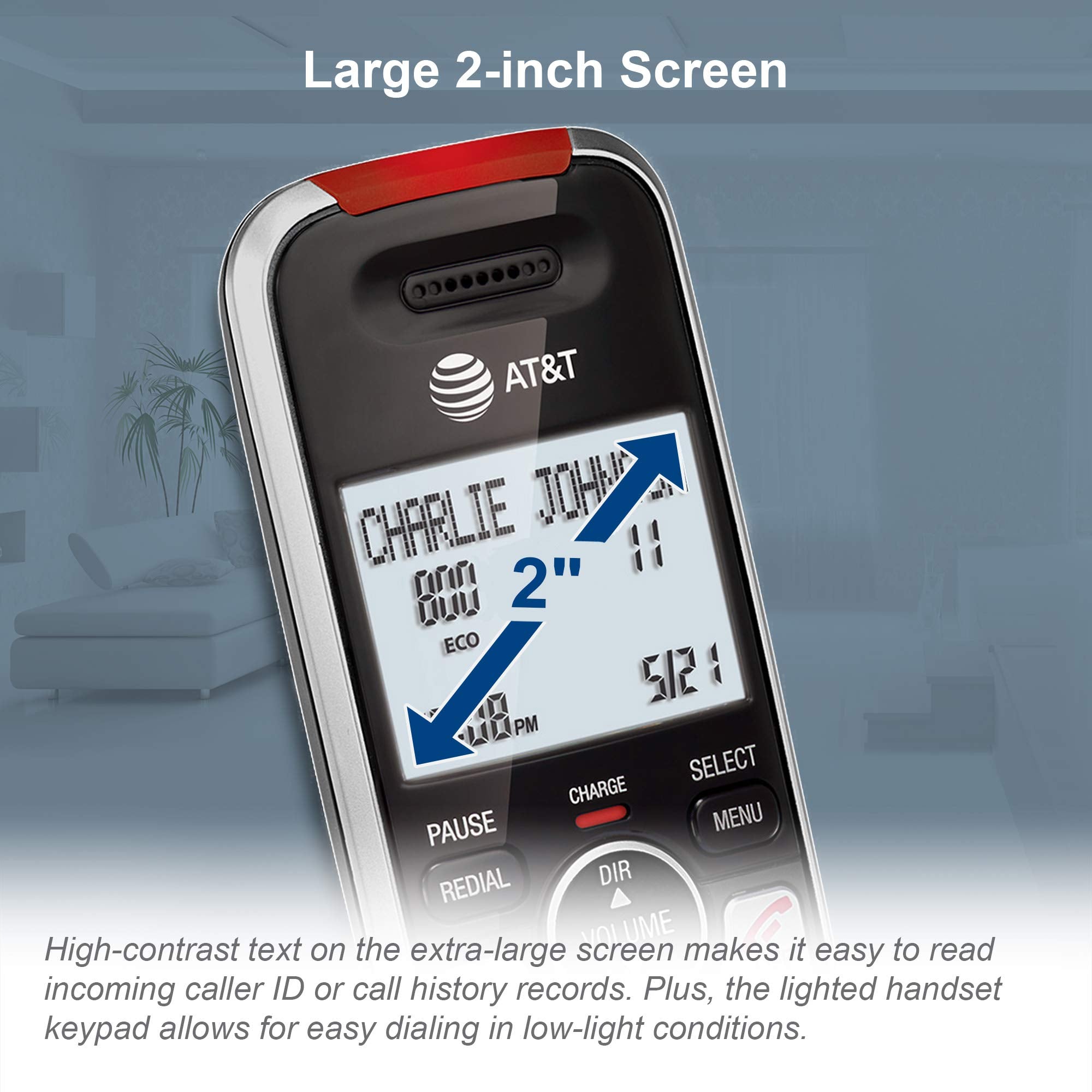 AT&T BL102-4S 4-Handset Cordless Phone with Answering System, 2