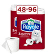 Royale 3-Ply Strong Toilet Paper, 48 Equal 96 Rolls, 165 Bathroom Tissues per roll 🍁 All In One Marketplace Canada