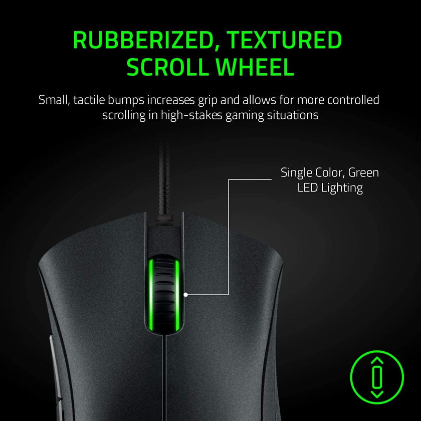 Razer DeathAdder Essential Gaming Mouse: 6400 DPI Optical Sensor - 5 Programmable Buttons - Mechanical Switches - Rubber Side Grips - Classic Black 🍁 All In One Marketplace Canada