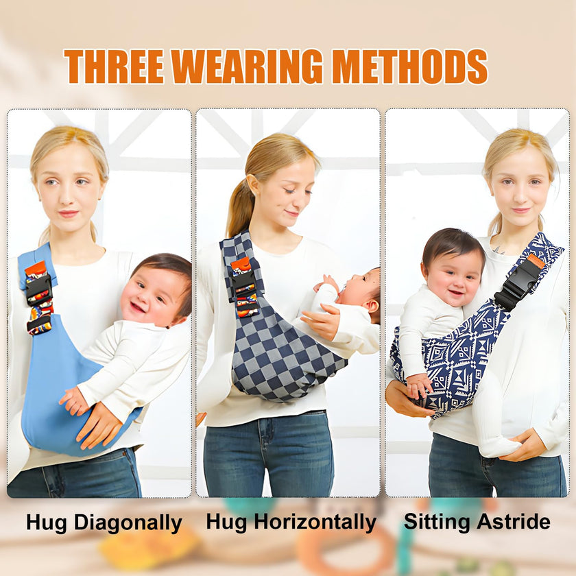Baby Sling Carrier,2026 New Baby Carrier, Adjustable Baby Sling, Anti-Slip Hip Seat Portable Toddler Carrier,Carrying 10-30 lbs(Black) 🍁 All In One Marketplace Canada