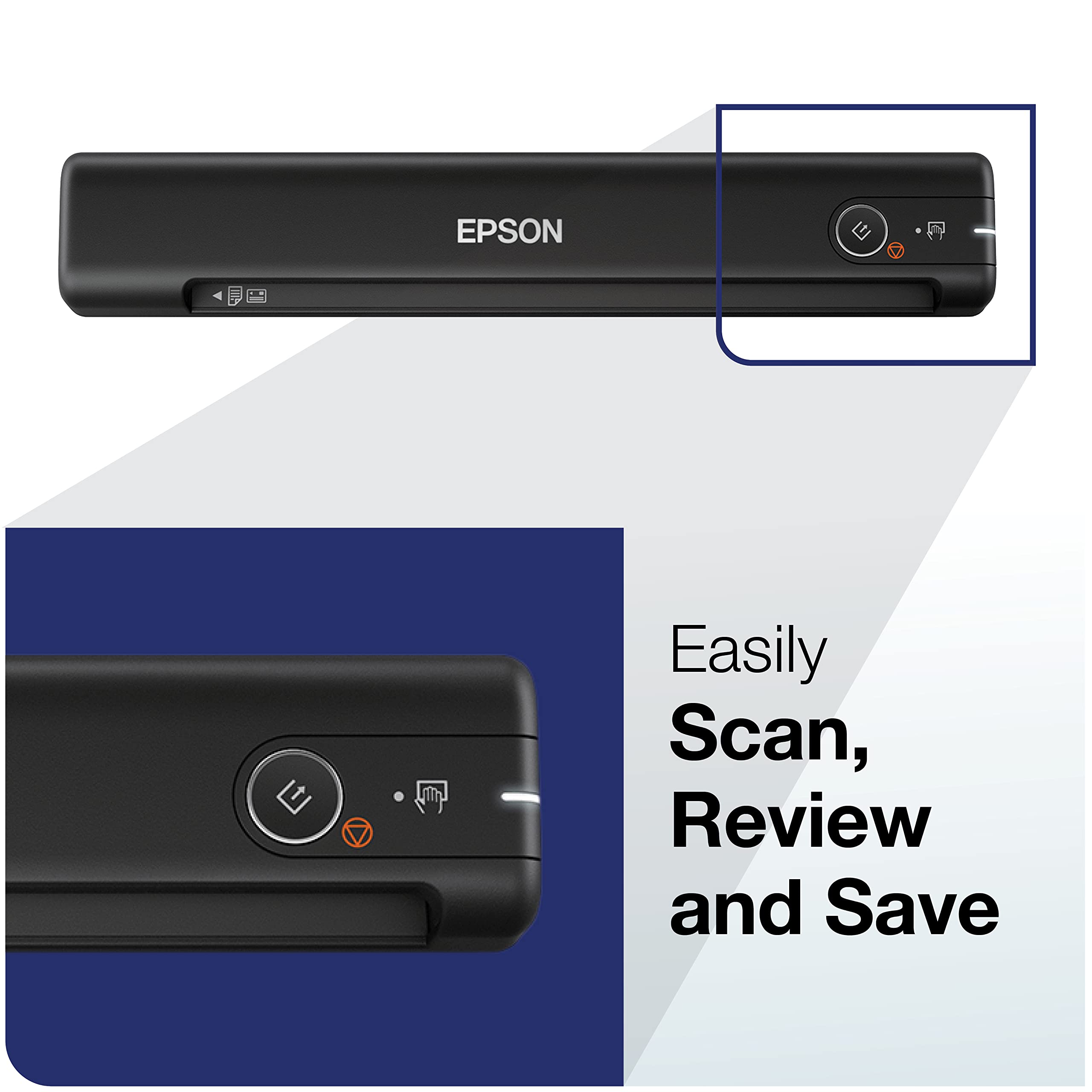 Epson WorkForce ES-50 Portable Sheet-fed Document Scanner for PC and Mac, Black 🍁 All In One Marketplace Canada