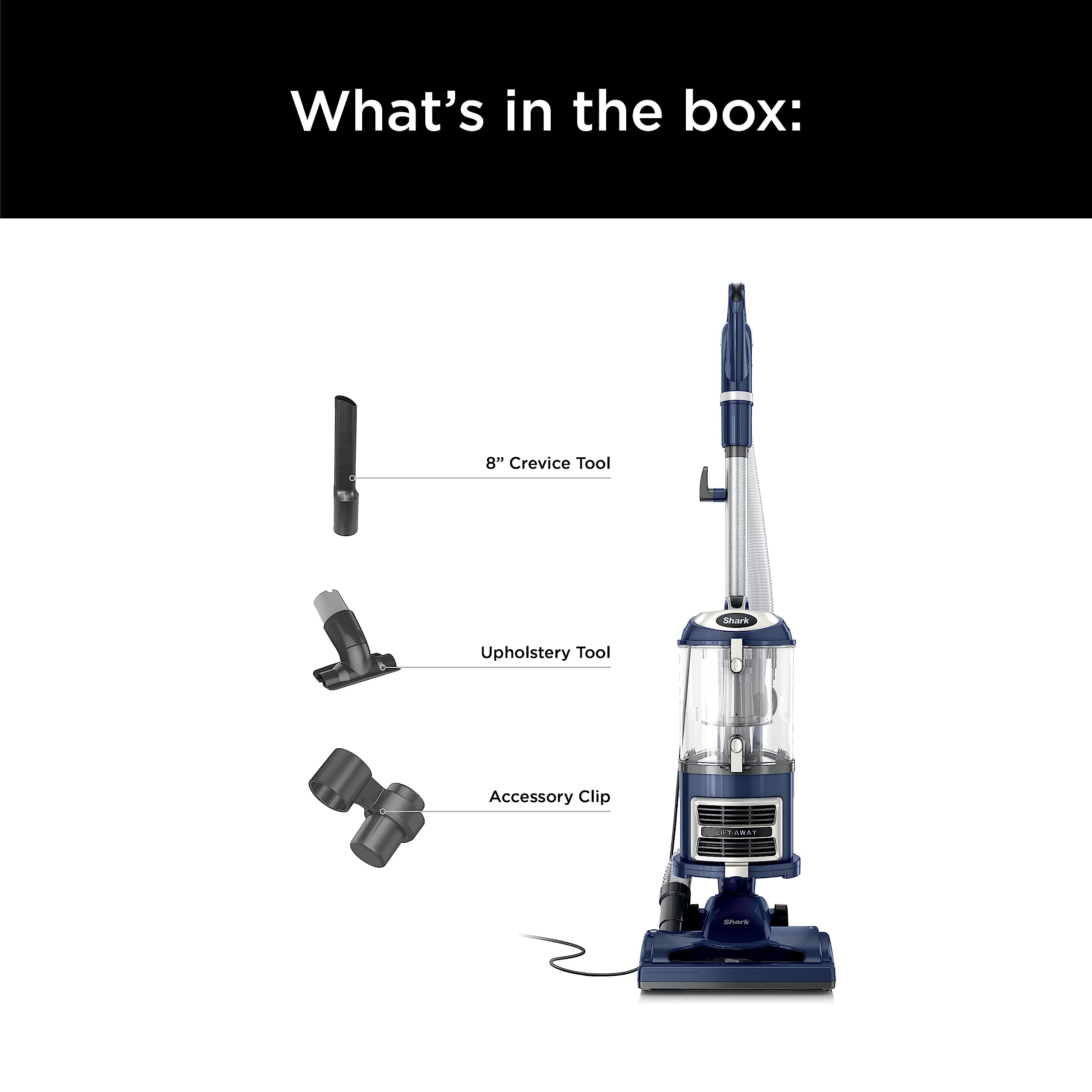 Shark NV380C Navigator Lift-Away Upright Vacuum, Large Dust Cup, Navy 🍁 All In One Marketplace Canada