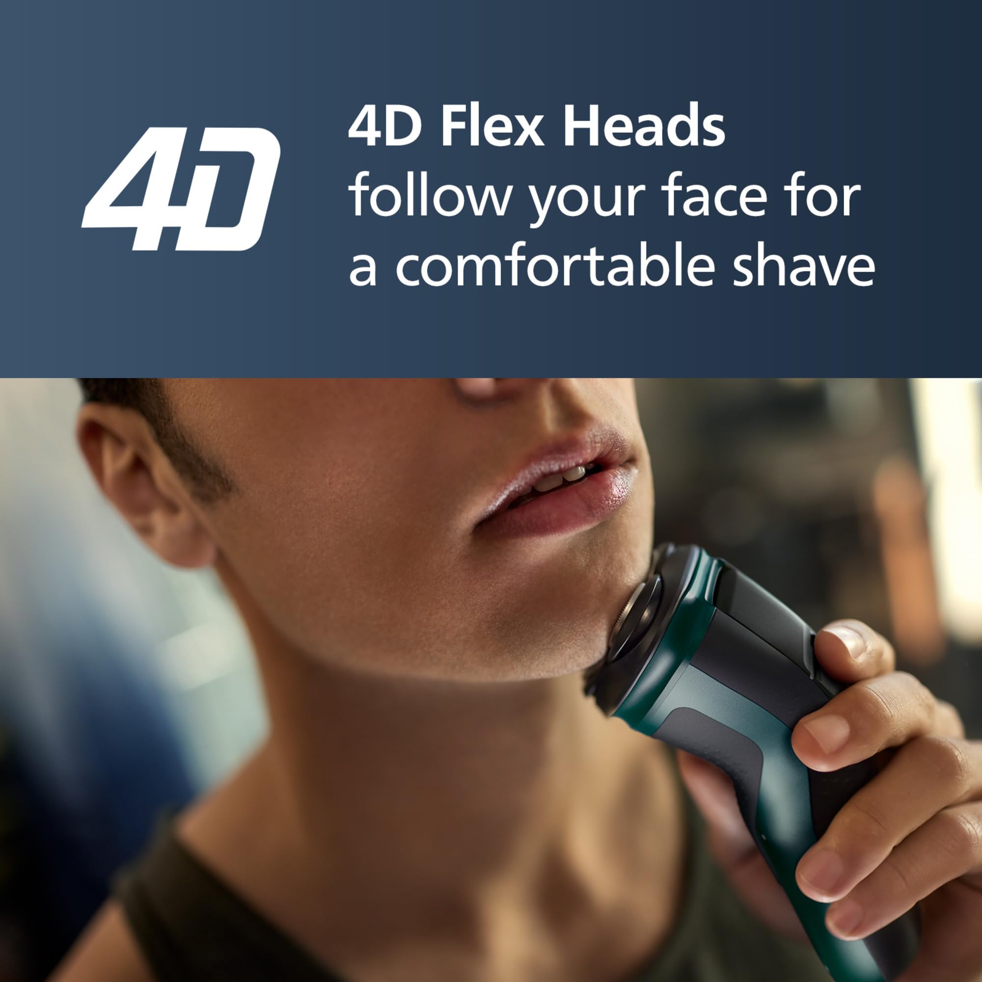 Philips Shaver 3000X Series, Wet and Dry Electric Shaver, SkinProtect Technology, Pop-up Trimmer, P-cap, Dark Forest Green, Model X3002/00 🍁 All In One Marketplace Canada