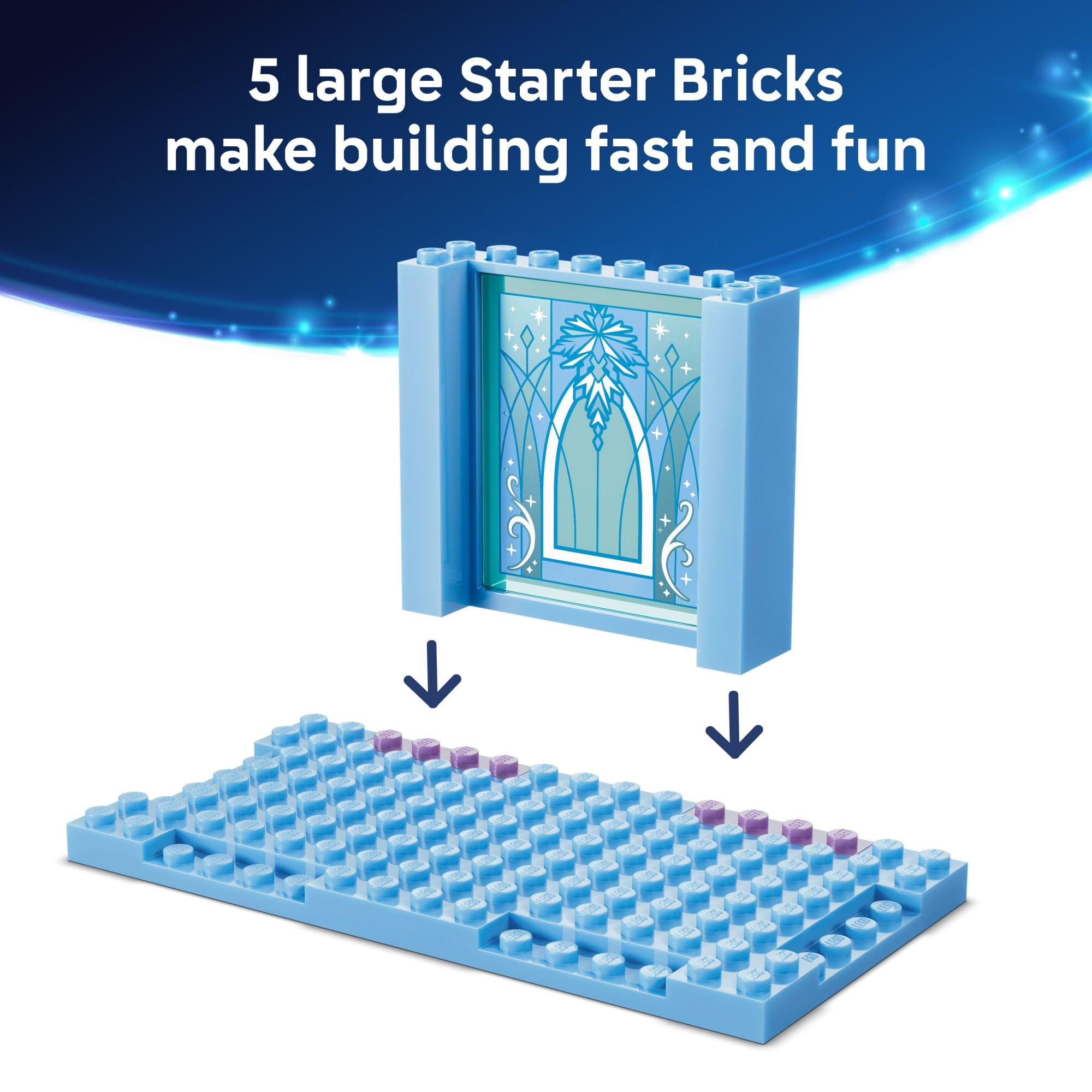 LEGO Disney Frozen Elsa’s Ice Castle & Snow Ride Adventure Building Toy - Frozen Toys for Girls & Boys, Ages 4+ - Disney Gift for Kids - 43281 🍁 All In One Marketplace Canada