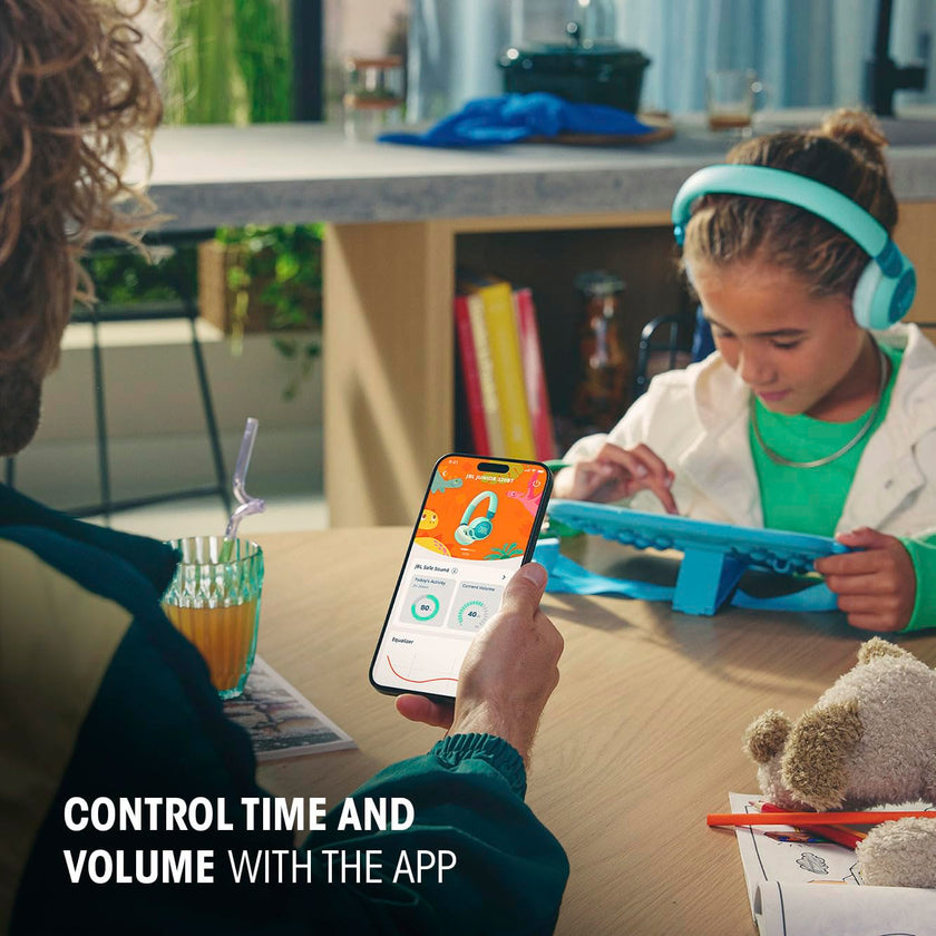 JBL Junior 320BT - Wireless on-Ear Kids Headphones - Blue 🍁 All In One Marketplace Canada