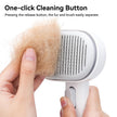 aumuca Cat Brush Dog Brush for Shedding, Cat Brushes for Long or Short Haired Cats, Dog Hair Brush Cat Grooming Brush Cat Comb Cat Deshedding Brush Easily Removes Mats, Tangles, and Loose Fur, White 🍁 All In One Marketplace Canada