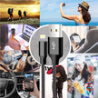 CUGUNU iPhone Charger, 5 Pack 3/3/6/6/10FT Apple MFi Certified USB Lightning Cable Nylon Braided Fast Charging Cord Compatible for iPhone 14/13/12/11/X/Max/8/7/6/5/SE/Plus/iPad - Black 🍁 All In One Marketplace Canada