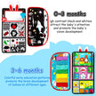 Inbeby Tummy Time Mirror Toy & Play Activity Cinrkle Mat, Black and White High Contrast Baby Newbron Toys 0 3 6 Months Brain Development, Snesory Texture Piano Infant Toys 0 3 6 Months with Squeaker 🍁 All In One Marketplace Canada