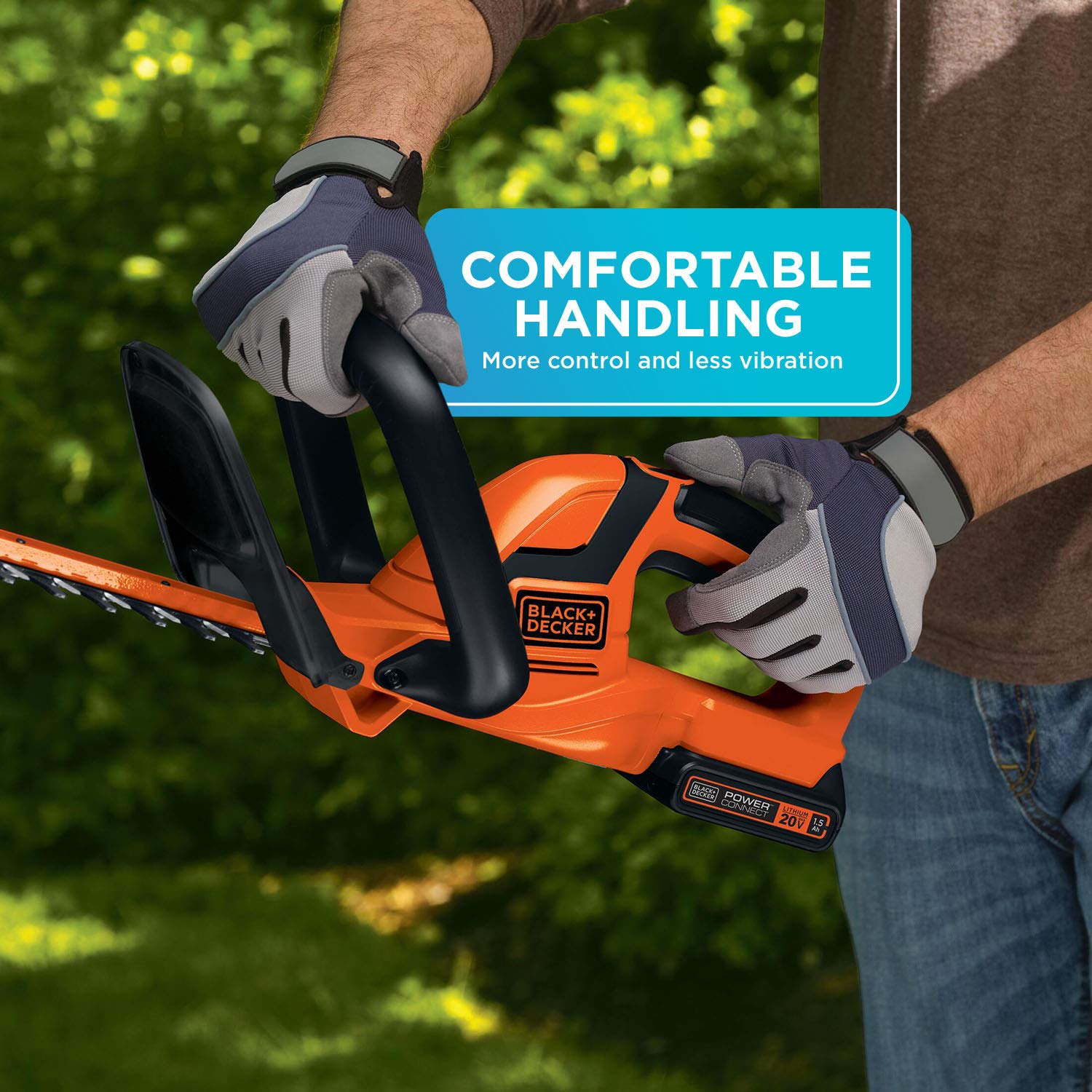 BLACK+DECKER 20V MAX* Cordless Hedge Trimmer, 22-Inch, Dual Action Blades (LHT2220-CA) 🍁 All In One Marketplace Canada