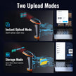 Tera Barcode Scanner Wireless 1D Laser Cordless Barcode Reader with Battery Level Indicator, Versatile 2 in 1 2.4Ghz Wireless and USB 2.0 Wired 🍁 All In One Marketplace Canada