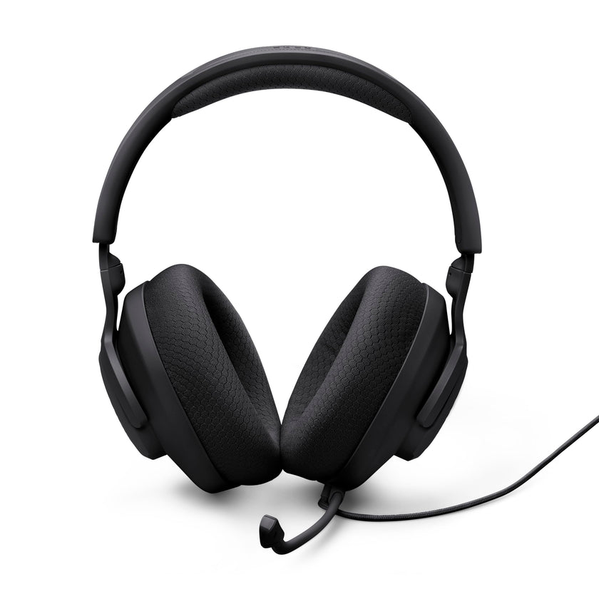 JBL Quantum 100M2 - Wired Over-Ear Gaming Headset with omnidirectional, Detachable mic with Mute Option and Fabric-Covered Memory Foam Ear Cushions, Compatible with All Platforms (Black) 🍁 All In One Marketplace Canada