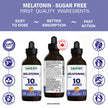 Melatonin, 10 mg, Sugar Free, Sleep Aid, Orange, 115 ml 🍁 All In One Marketplace Canada
