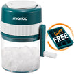 MANBA Ice Shaver and Snow Cone Machine - Premium Portable Ice Crusher and Shaved Ice Machine with Free Ice Cube Trays - BPA Free 🍁 All In One Marketplace Canada