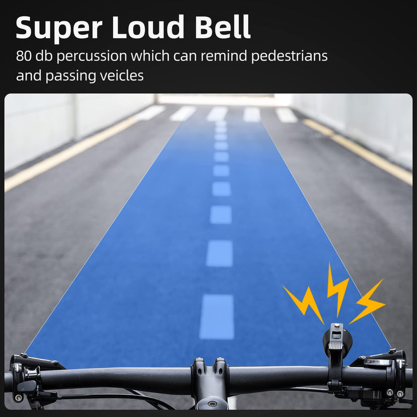 ROCKBROS Bike Bell Classic Bicycle Bell Mountain Bike Bells for Adults with Loud Sound and Fit for 0.87-1.25in/22.2-31.8mm Bicycle Handlebars 🍁 All In One Marketplace Canada