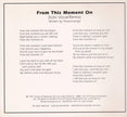 From This Moment on