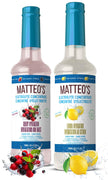 Matteo's Sugar-Free Hydration Concentrate - Electrolyte Drink for Quick Rehydration & Endurance, Ideal for Workouts, Travel, Heat & Sun, Delicious with Vitamins & Nutrients, Berry & Lemon Flavor, 750ml 2-Pack 🍁 All In One Marketplace Canada