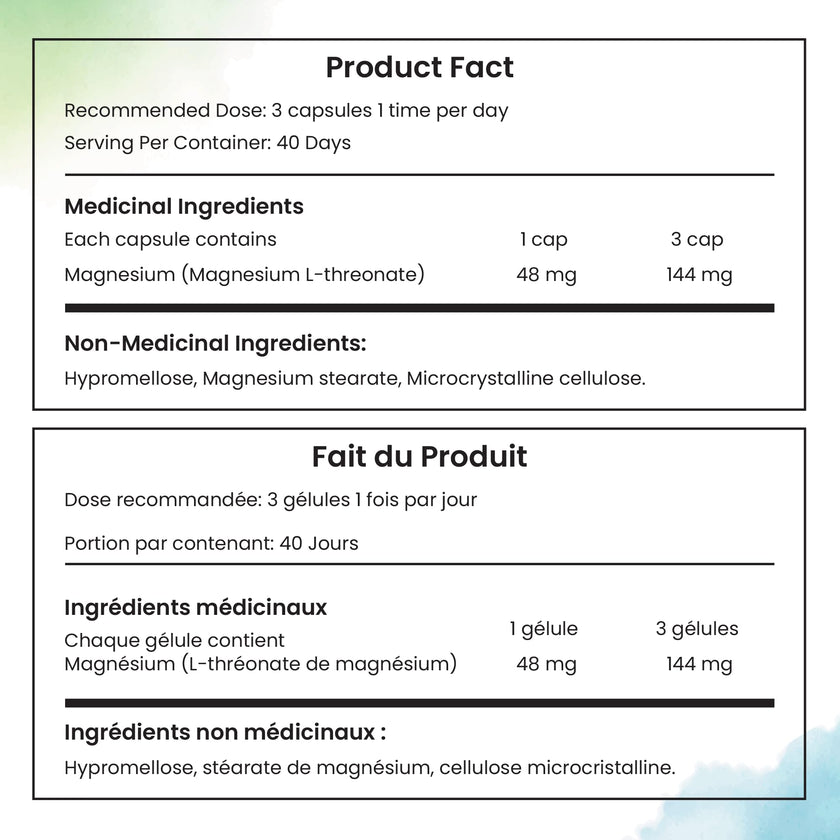 Live 5AM Magnesium L-Threonate | 144 mg Elemental Magnesium per 3 Capsules, Helps in Energy Metabolism, Bone and Teeth Maintenance, Muscle Function and Electrolyte Balance, 120 Vegan Capsules, Made in Canada 🍁 All In One Marketplace Canada