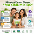 Maximum Kids Complete ORGANIC Powder Mix - Great TASTING, EASY to use, complete nutritional drink with 26 vitamins & Minerals, 20g of Plant Protein, 3g of Fiber. Kid TESTED! Parents APPROVED! 🍁 All In One Marketplace Canada