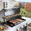 BBQ Future Universal Cast Iron Griddle for Gas Grill with Spatula Set, 23