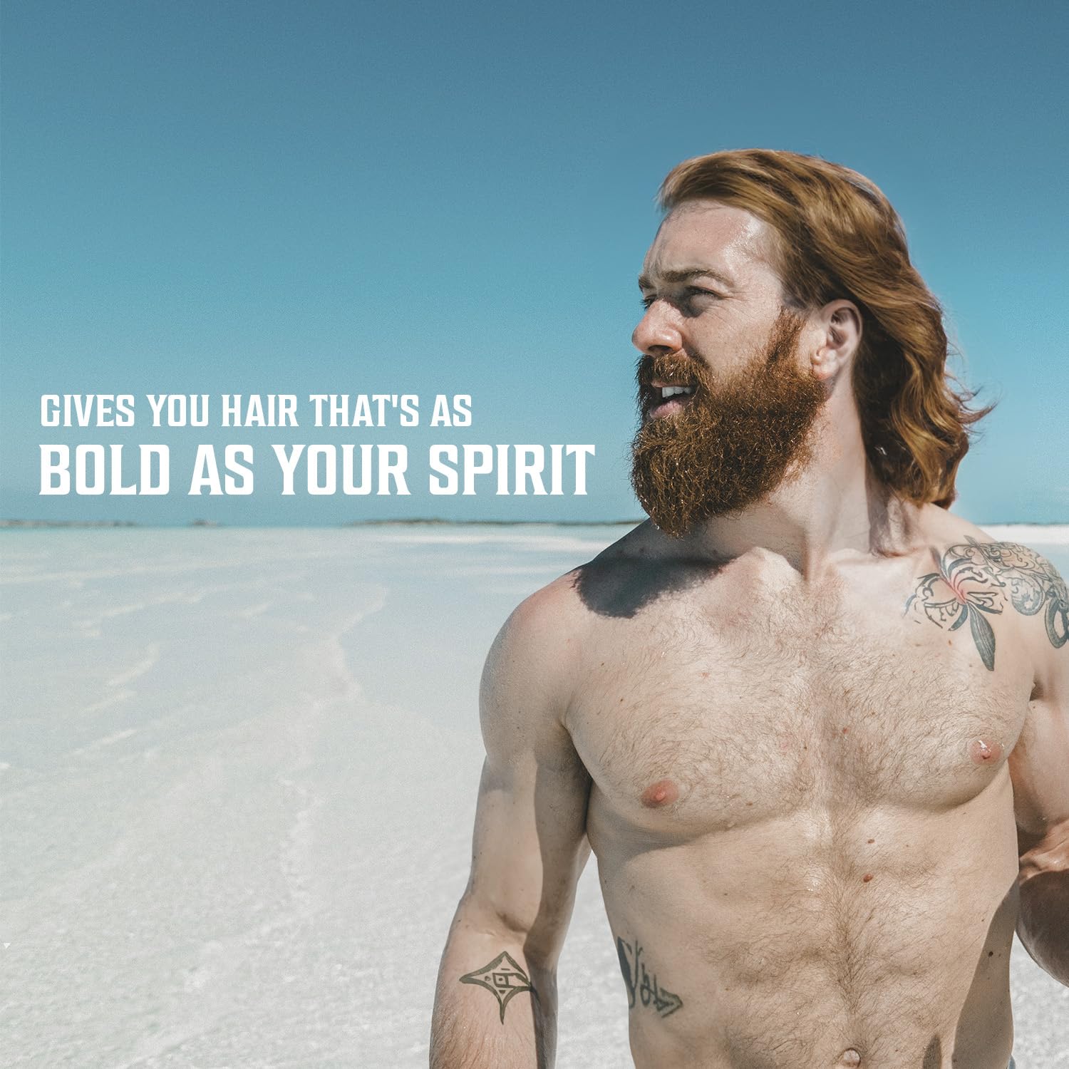 Viking Revolution Sea Salt Hair Spray for Men - Coconut - 260ml - Texturizing With Kelp, Aloe Vera & Red Algae Extract - Adds Volume & Texture for Beach Hair 🍁 All In One Marketplace Canada