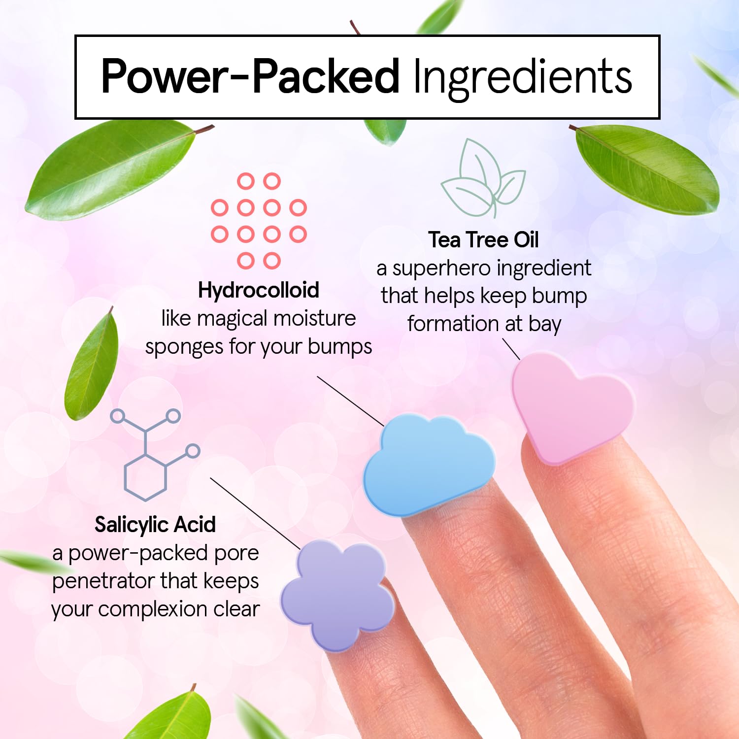 grace & stella Award Winning Hydrocolloid Patches with Salicylic Acid (Multishape, 36 Count) - Covers with Tea Tree - Patches for Impurities - Dermatologist Tested Skin Care, Cruelty Free, Vegan 🍁 All In One Marketplace Canada