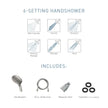 Moen 26112SRN Engage Magnetix Six-Function 5.5-Inch Handheld Showerhead with Magnetic Docking System, Spot Resist Brushed Nickel 🍁 All In One Marketplace Canada