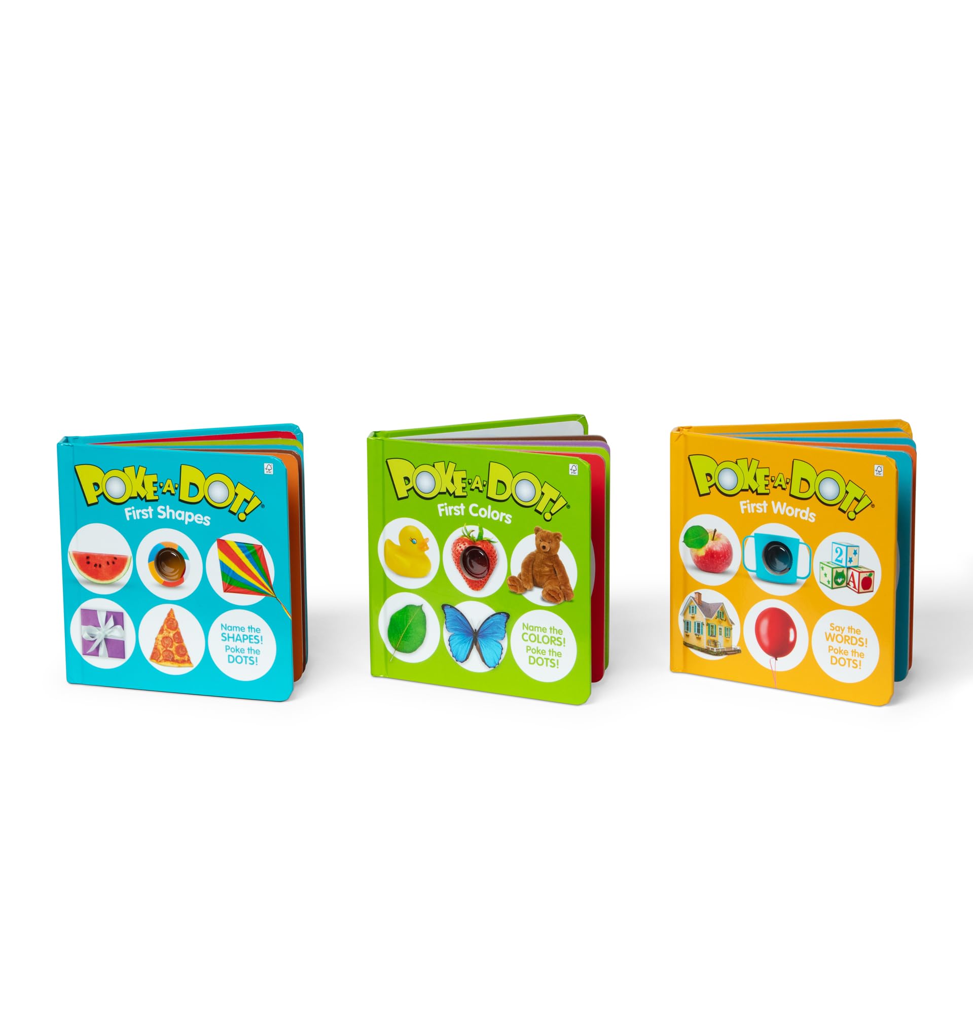 Melissa & Doug Poke-a-Dot First Words Shapes & Colors 3-Pack 🍁 All In One Marketplace Canada