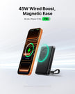 INIU for MagSafe Slimmest Power Bank, Original Qi2 Certified Wireless Fast Charging, 10000mAh 45W Portable Charger with USB C Cable & Stand, Flight Safe Magnetic Battery Pack for iPhone 17-12 Series 🍁 All In One Marketplace Canada