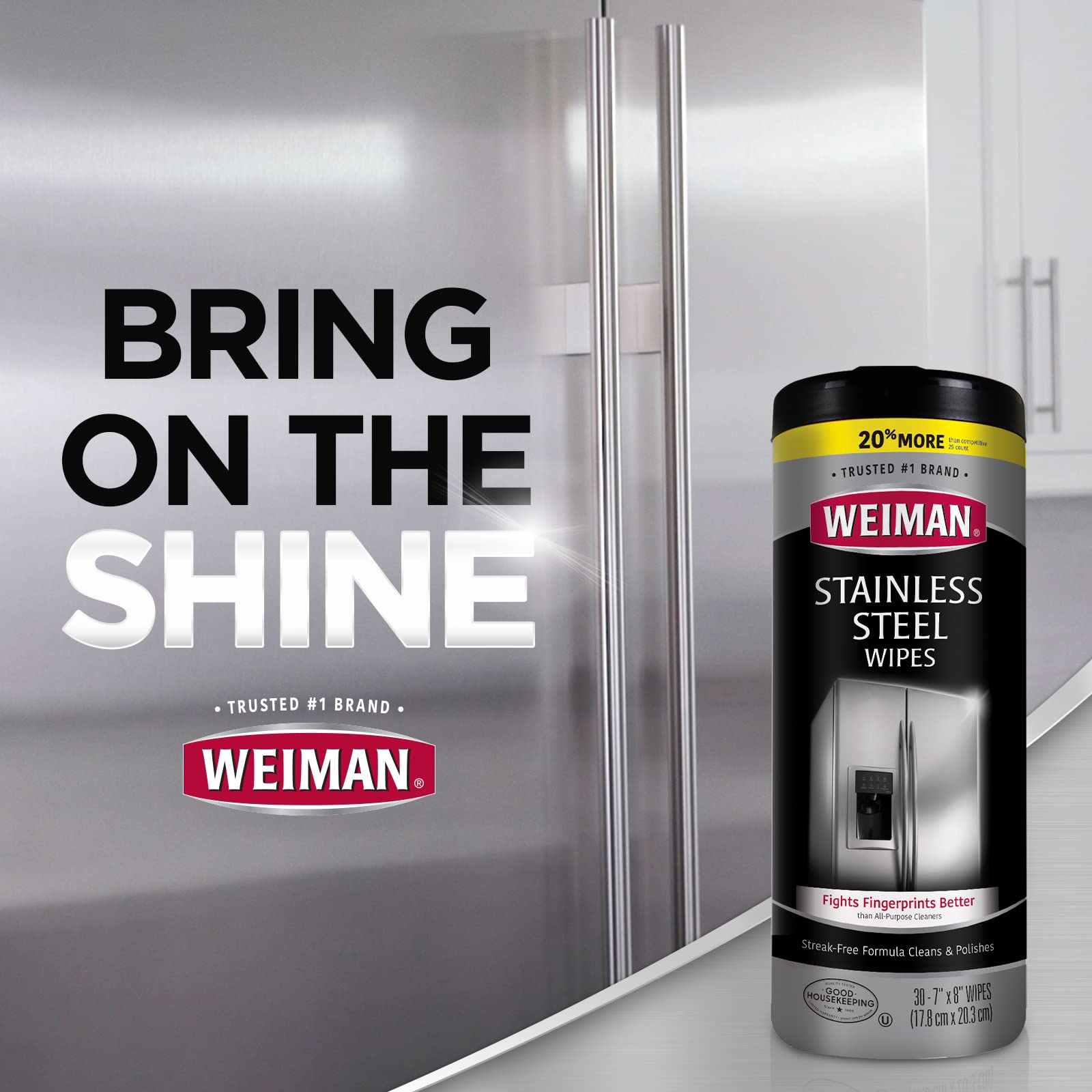 Weiman Stainless Steel Wipes, 30 ct-2 pk 🍁 All In One Marketplace Canada