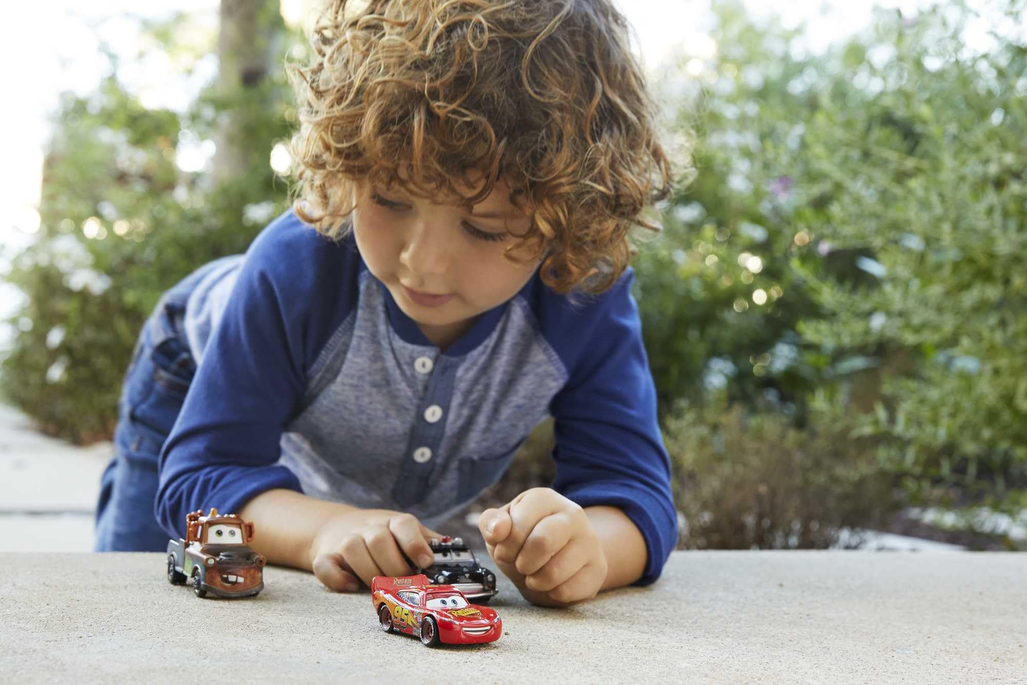 Mattel Disney and Pixar Cars Toys, Radiator Springs 3-Pack of Die-cast Toy Cars & Trucks with Lightning McQueen, Mater & Sheriff 🍁 All In One Marketplace Canada