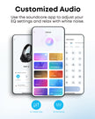 soundcore by Anker Q20i Hybrid Active Noise Cancelling Headphones, Wireless Over-Ear Bluetooth, 40H Long ANC Playtime, Hi-Res Audio, Big Bass, Customize via an App, Transparency Mode, Ideal for Travel 🍁 All In One Marketplace Canada