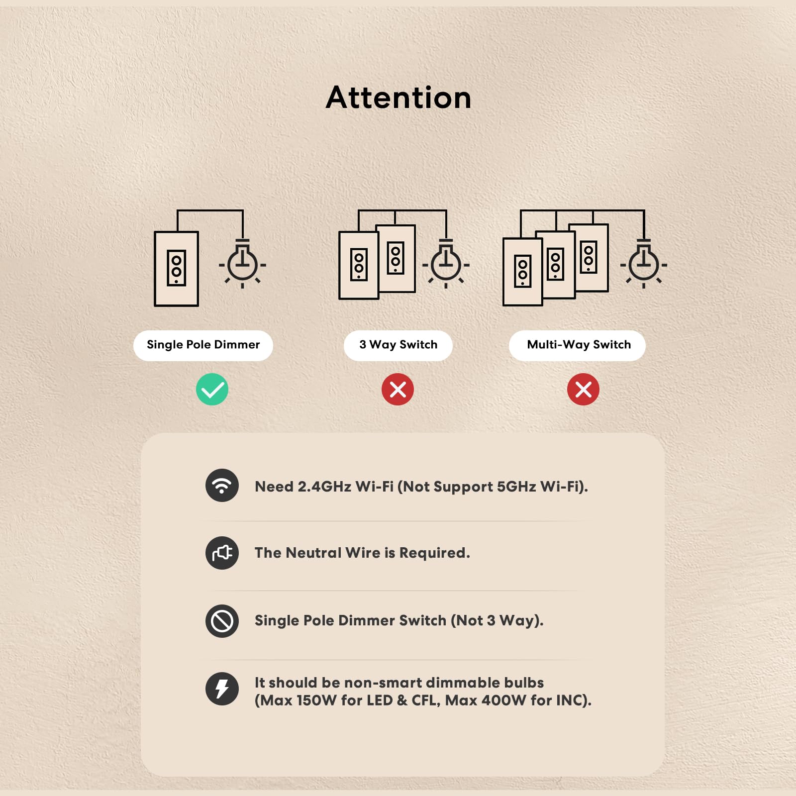 meross Smart Dimmer Switch, Single Pole Smart Switch for LED Light, Neutral Wire Required, Compatible with Apple HomeKit, Alexa, Hey Google and SmartThings, 2.4GHz Wi-Fi, No Hub Required, 2 Pack 🍁 All In One Marketplace Canada