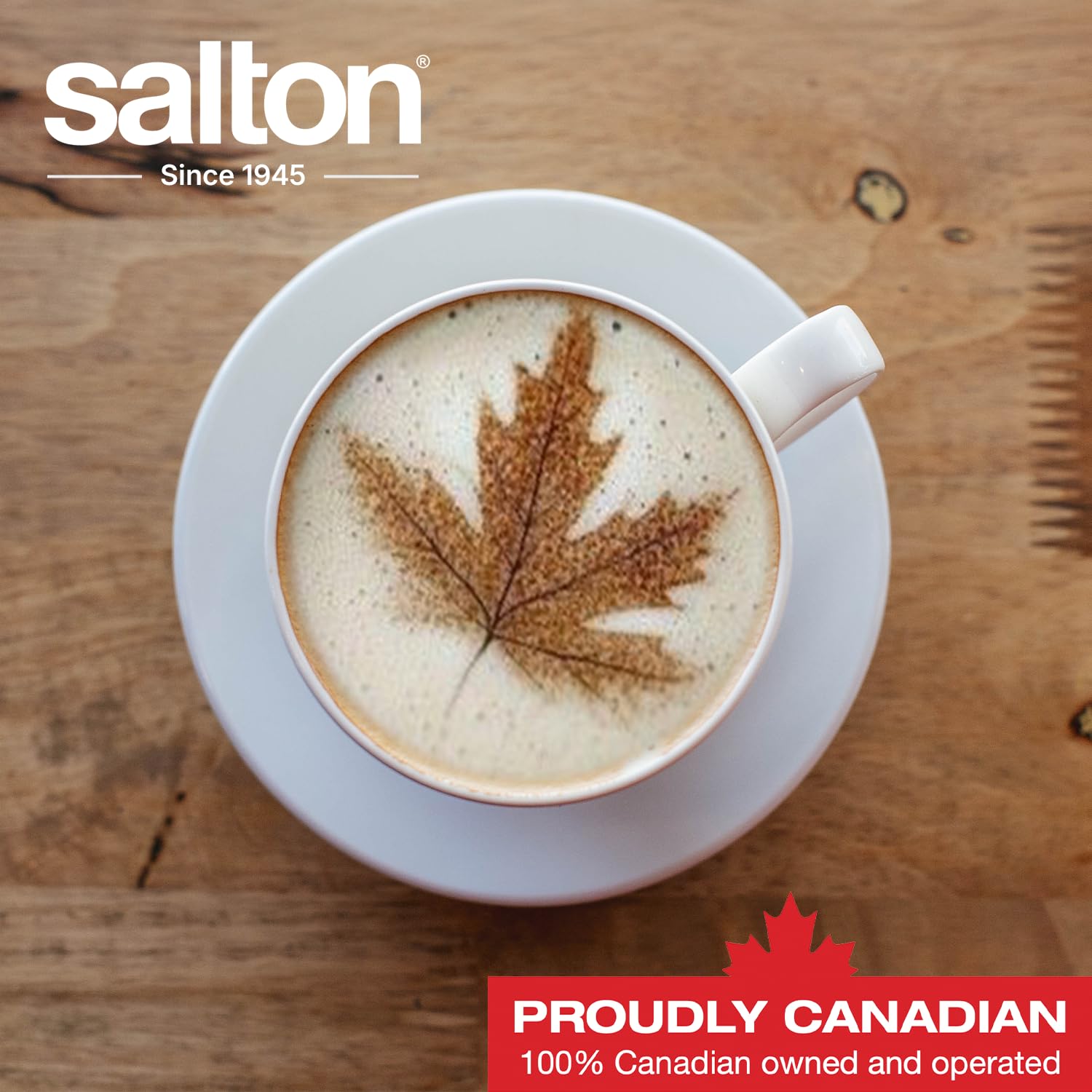 Salton Electric Mug Warmer | Keeps Beverages Hot for Hours | Versatile Coffee, Tea, Candle & Sauce Warmer | Compact Desk Accessory | Ideal for Office & Home | Black | 100% Canadian-owned & operated 🍁 All In One Marketplace Canada
