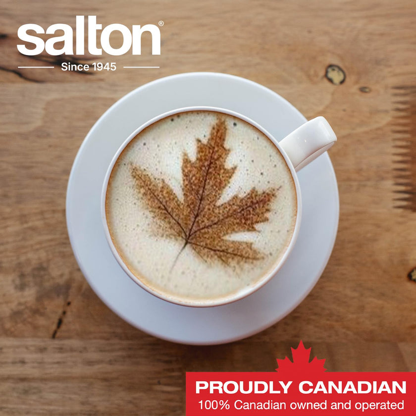 Salton Electric Mug Warmer | Keeps Beverages Hot for Hours | Versatile Coffee, Tea, Candle & Sauce Warmer | Compact Desk Accessory | Ideal for Office & Home | Black | 100% Canadian-owned & operated 🍁 All In One Marketplace Canada