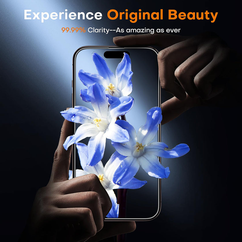 TOCOL 2 Pack for iPhone 16 Pro Screen Protector [Instant Installation][Auto-Dust Removal][HD Clear], Unbreakable 9H+Hardness Shatterproof Tempered Glass [Bubble Proof] 🍁 All In One Marketplace Canada