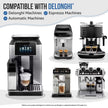 Delonghi Compatible Descaling Solution. 2 Bottles of Descaler Solution. Descaling Kit Removes Limescale For Hotter Coffee. 4 Uses Descaler For Delonghi Coffee Machines. 🍁 All In One Marketplace Canada