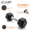CAP Barbell 12 LB Pair Coated Hex Dumbbell Weight 🍁 All In One Marketplace Canada