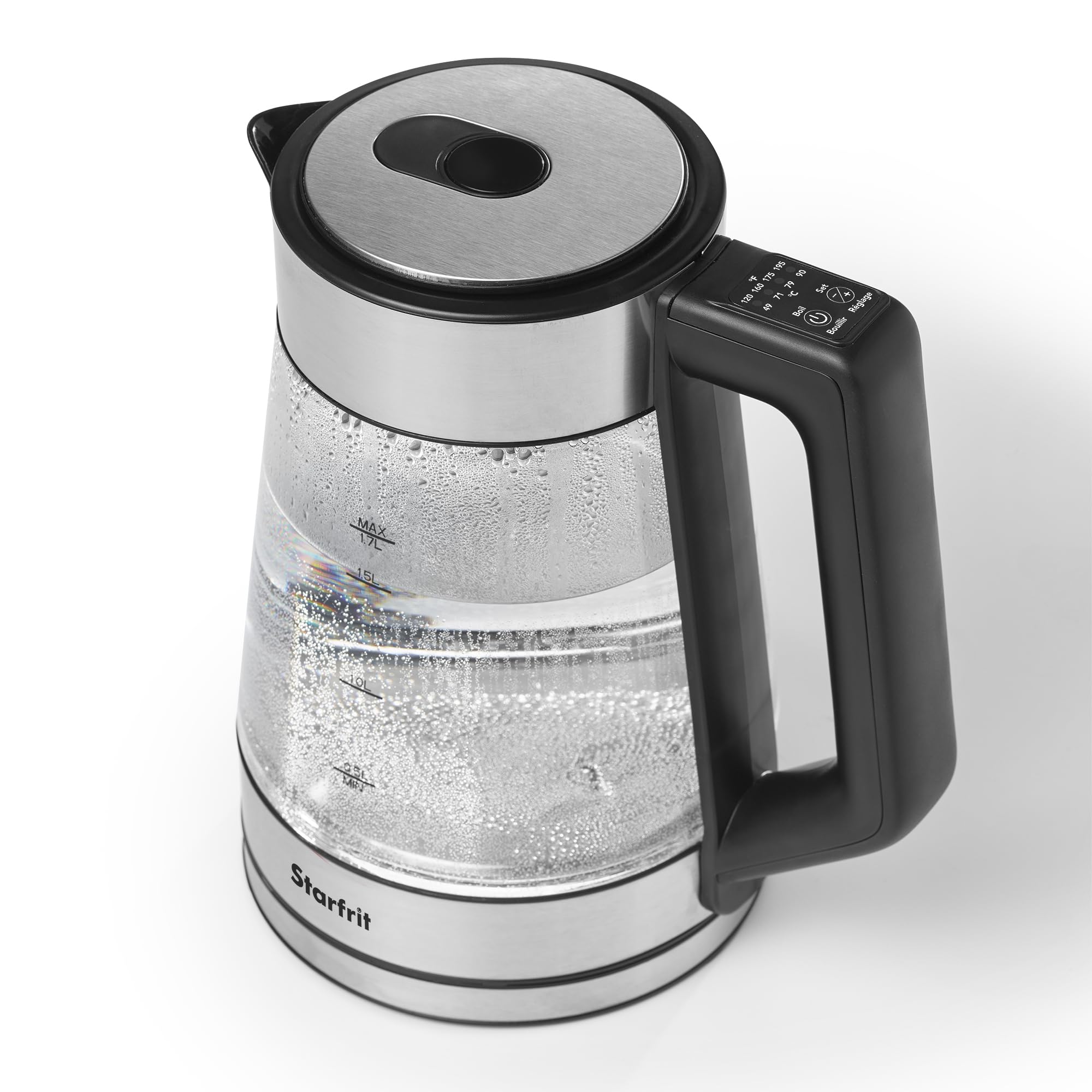 Starfrit Electric Glass Kettle, 1.7L, 5 Temperature Settings 🍁 All In One Marketplace Canada