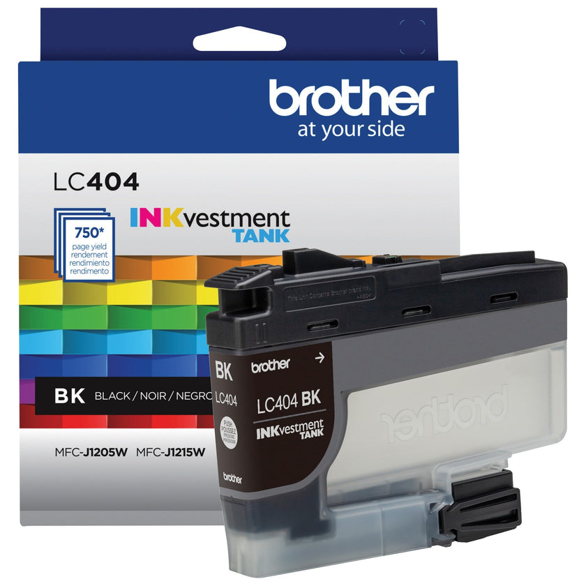 Brother Genuine LC404BKS Standard Yield Black Ink Cartridge, Original Ink Replacement Cartridge, Ink for Brother Inkjet Printer MFC-J1205W 🍁 All In One Marketplace Canada