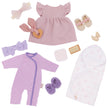 LullaBaby Baby Doll Clothes Set, 13-Piece Fashion and Bath Outfits 🍁 All In One Marketplace Canada